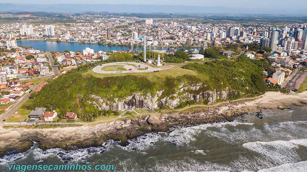 Vista aérea do Morro do Farol