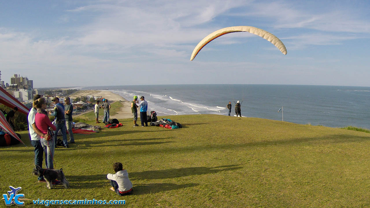Paraglider no Morro do Farol - Torres