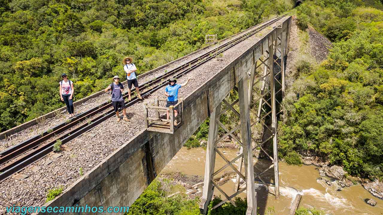 Ponte ferroviária do Rio Santana - Vacaria - RS