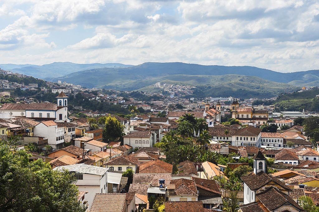 Vista da cidade de Mariana - MG