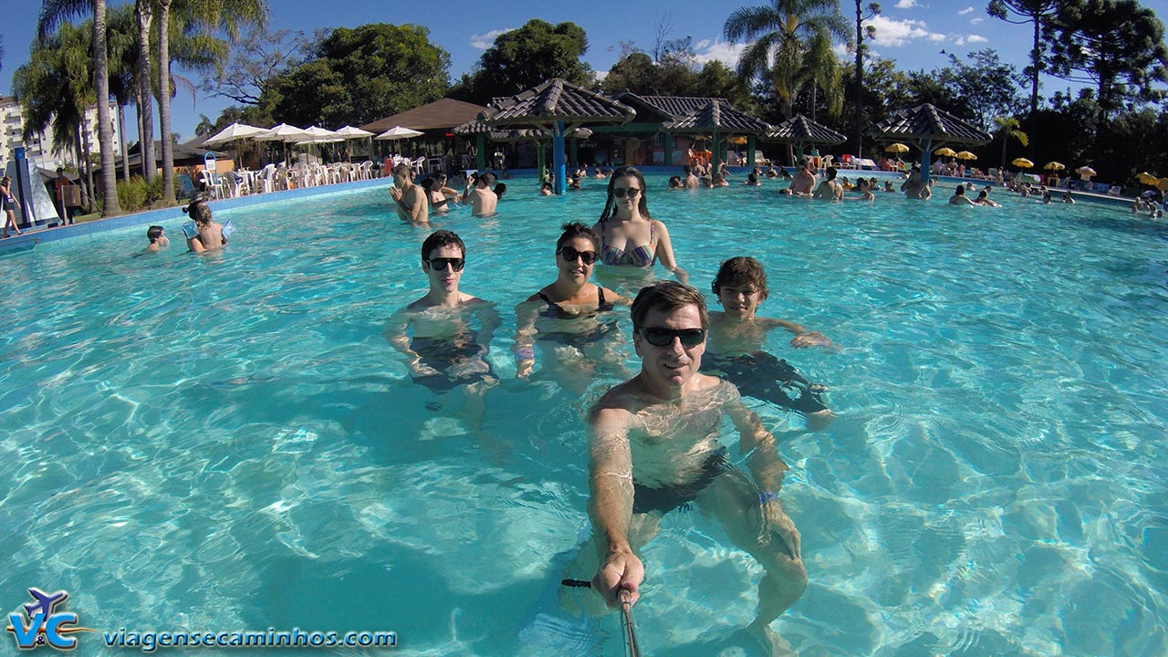 Piscinas externas das Termas de Machadinho