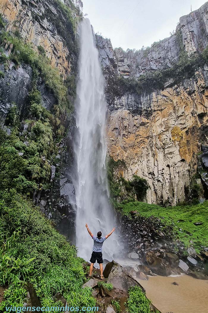 Cascata do Avencal por baixo