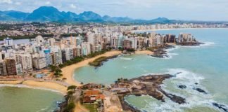 Vista aérea de Guarapari - ES