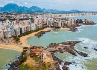 Vista aérea de Guarapari - ES