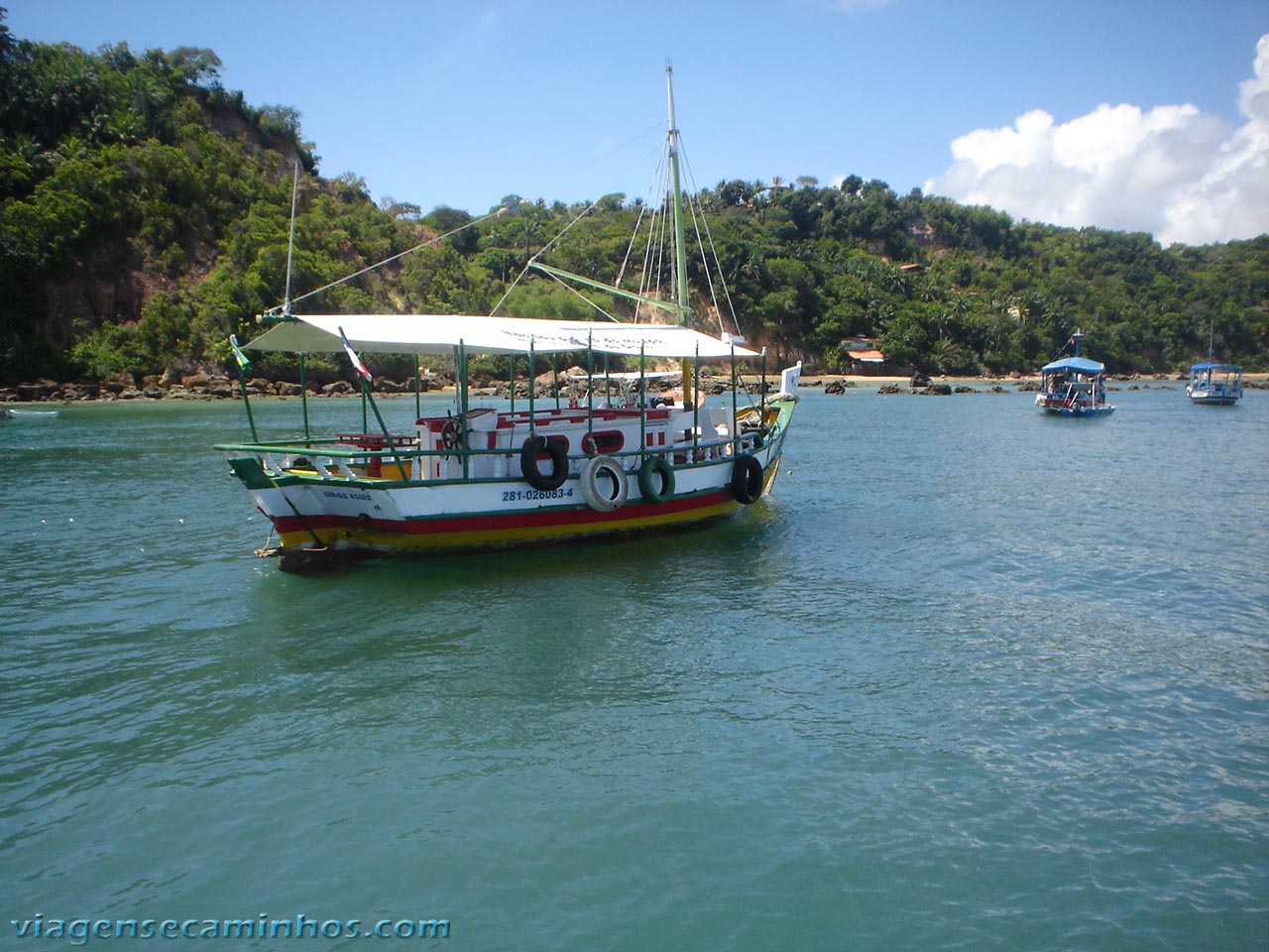 Barco em Morro de São Paulo