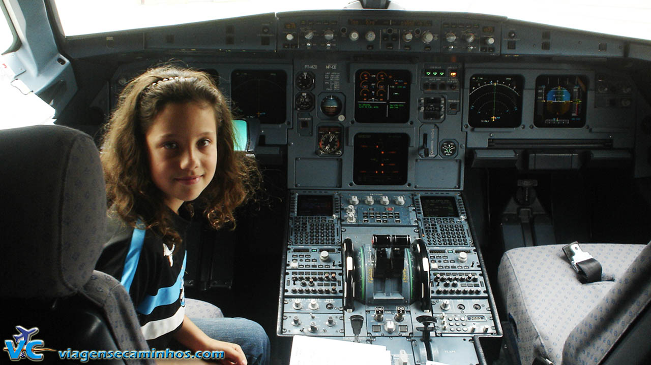 Cabine do avião