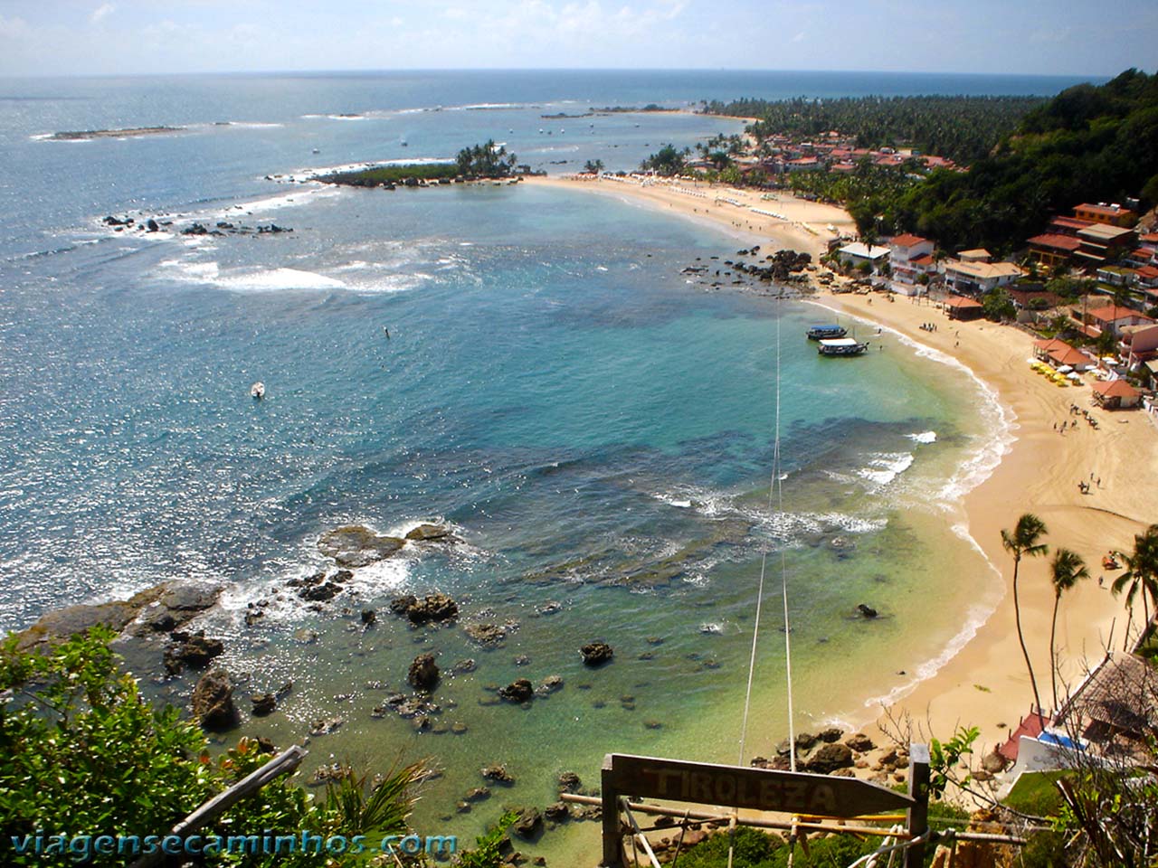 Mirante da tirolesa Morro de São Paulo