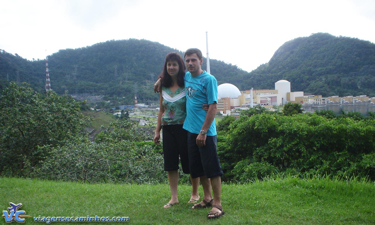 Rodovia Rio-Santos - Vista da Usina Nuclear de Angra dos Reis