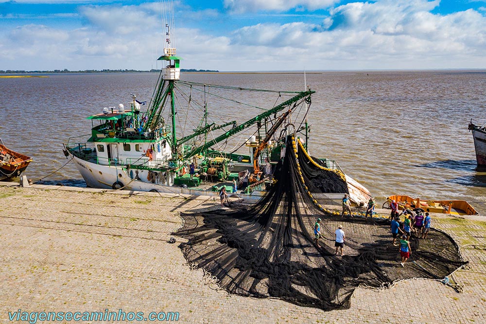 Barcos de pesca em Rio Grande RS