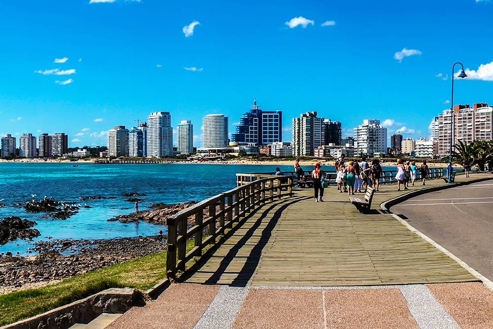 Rambla em Punta del Este, Uruguai