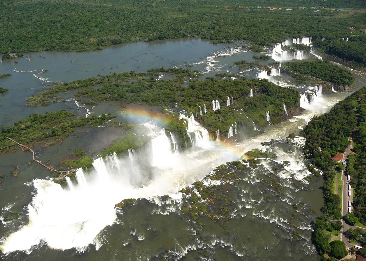 Cataratas - vista aérea