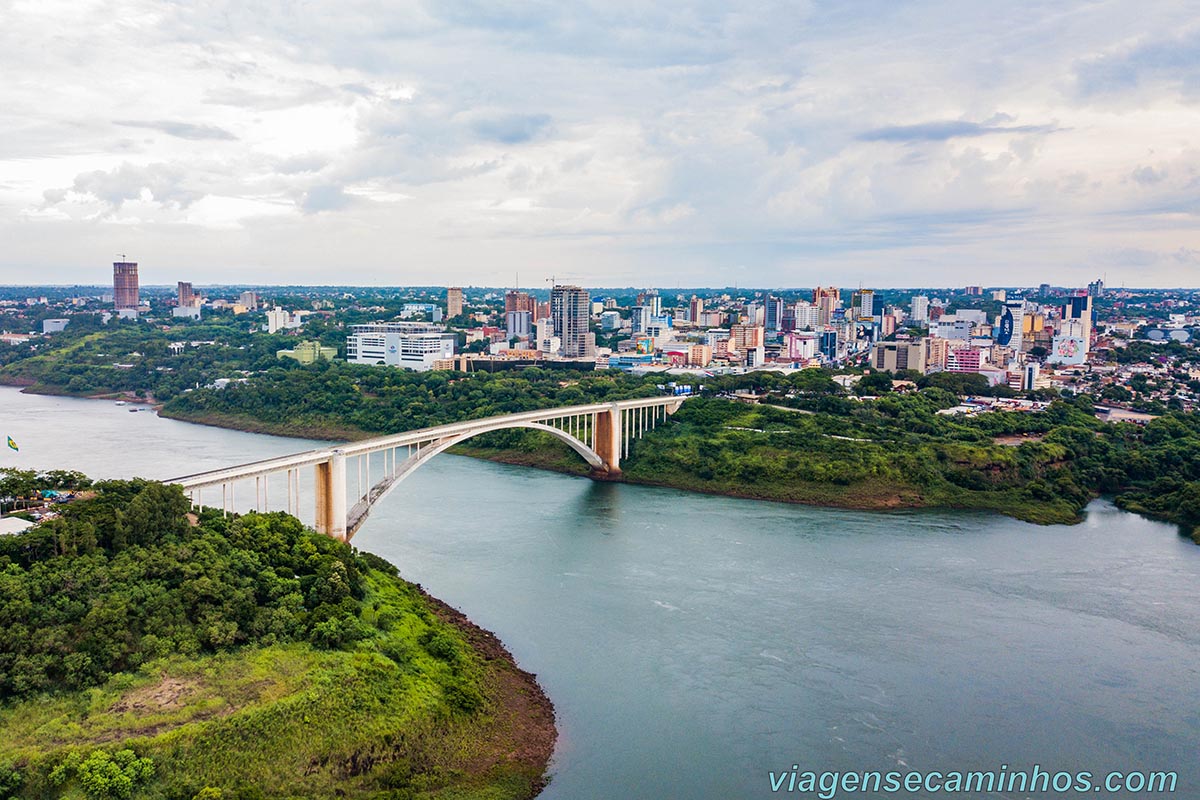 Ponte da Amizade, Rio Paraná e Ciudad del Este