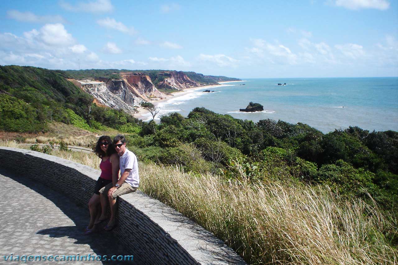 Mirante da Praia Tambaba - Vista da Praia da Arapuca