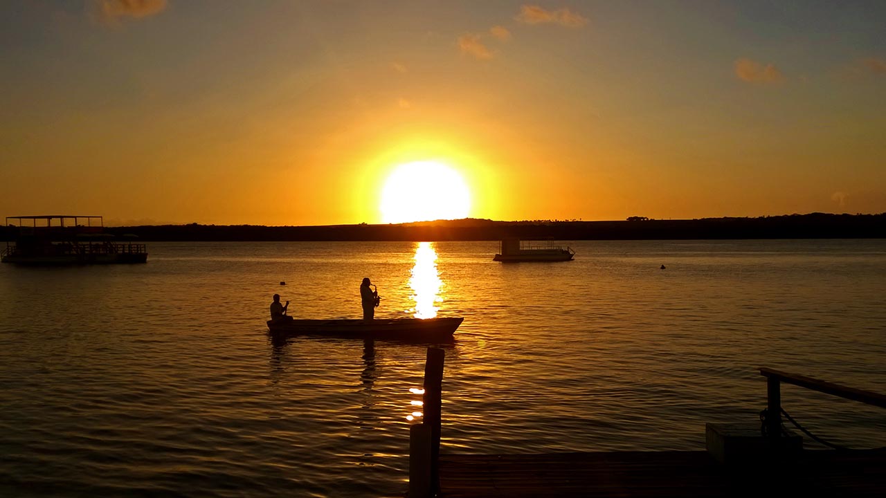 Por do Sol na Praia do Jacaré - João Pessoa