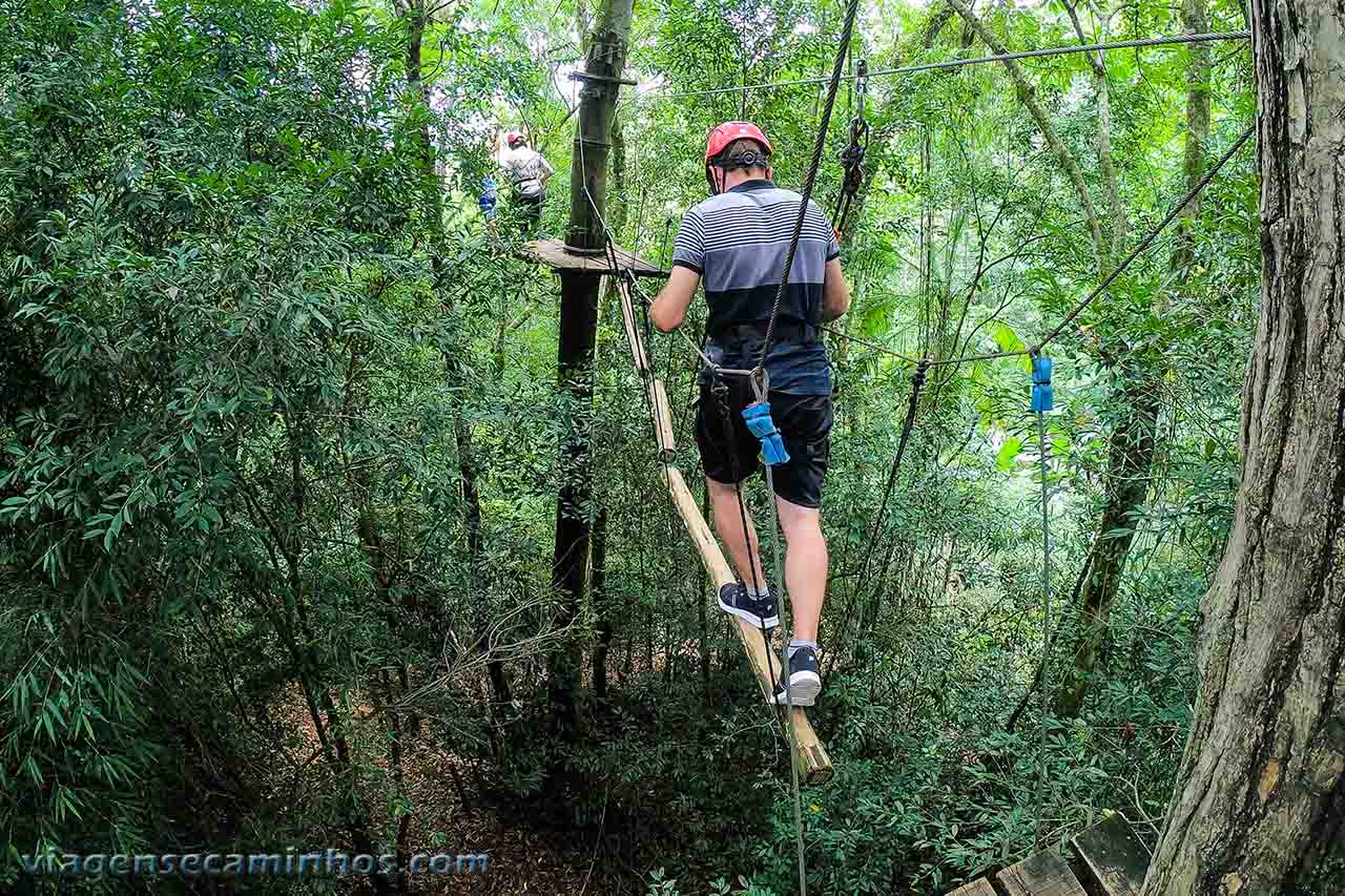 Arvorismo no Eco Parque