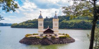 Torres da Antiga Igreja Matriz São Pedro - Itá SC