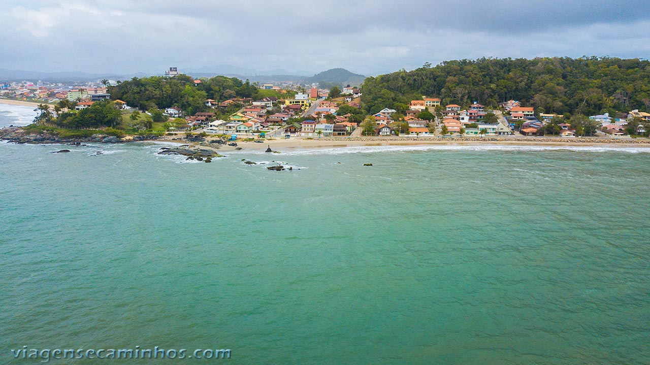 Vista aérea da Praia do Grant