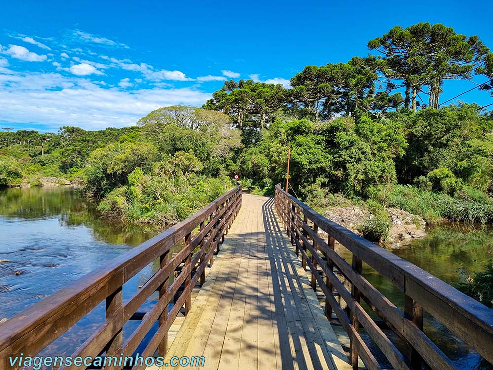 Cânion Itaimbezinho - Ponte na trilha do Cotovelo