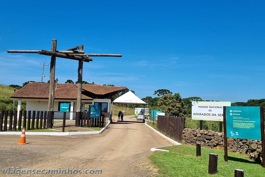 Portaria do parque Nacional Aparados da Serra
