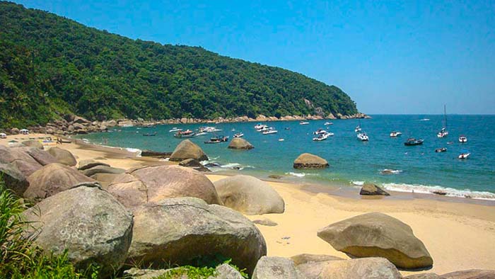 Praias de Guarujá SP - Praia Saco do Major