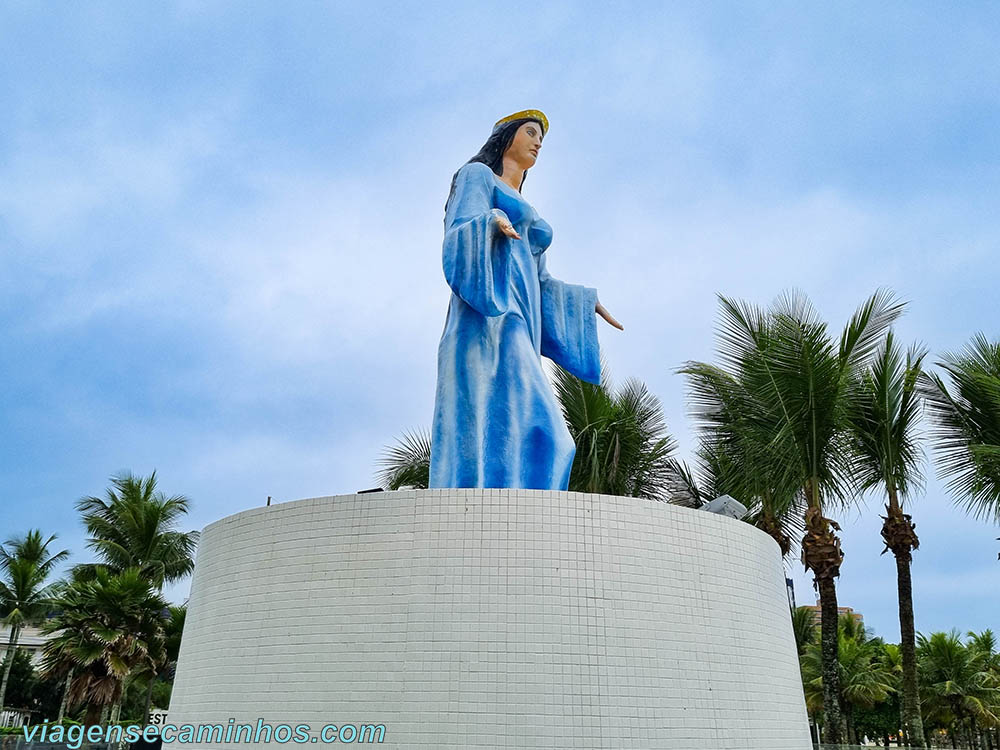 Estátua de Iemanjá - Praia Grande SP