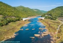 Ponte do Rio Pelotas - Vacaria - Seca de 2020