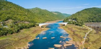 Ponte do Rio Pelotas - Vacaria - Seca de 2020