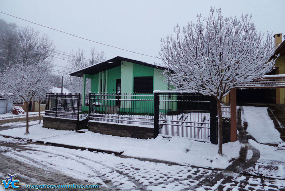 Neve em Vacaria - Brasil - Agosto 2013