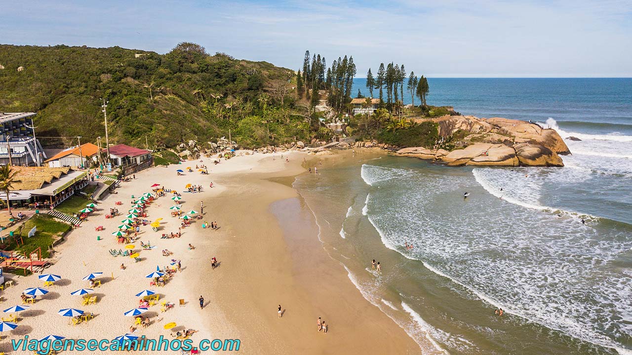 Canto esquerdo da Praia da Joaquina