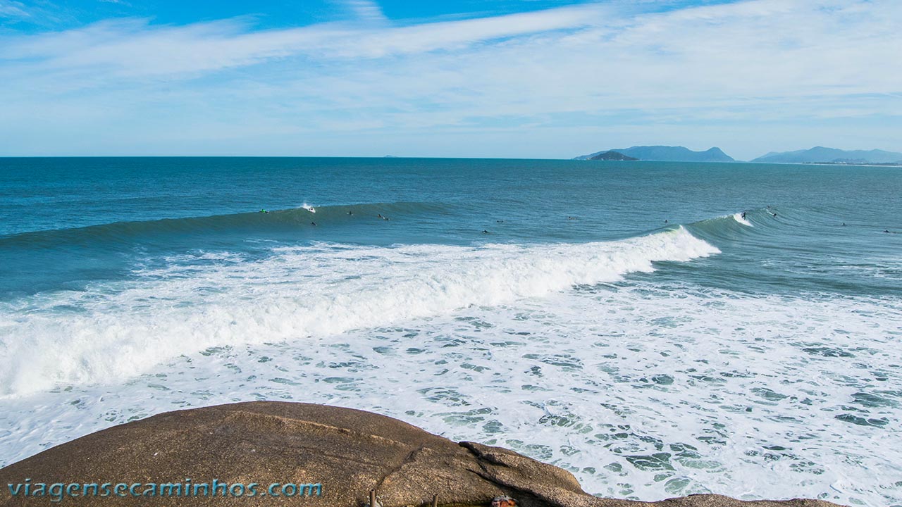 Surf na praia da Joaquina