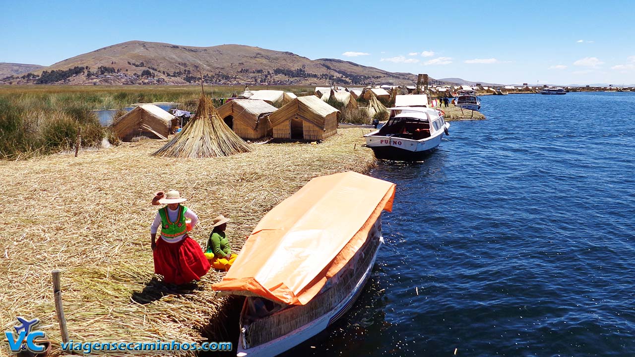 IIlhas flutuantes dos Uros - Lago Titicaca - Peru