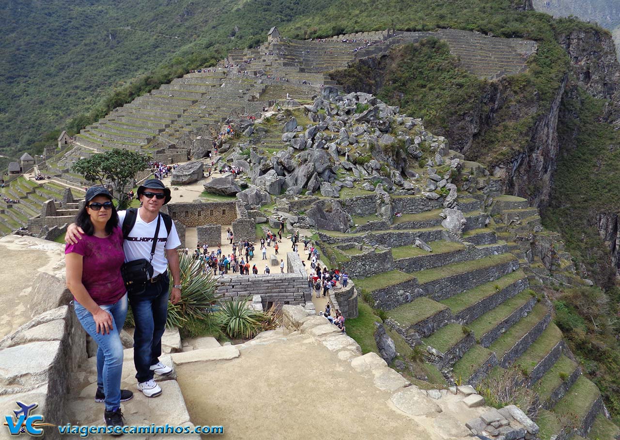 Machu Pichu vista do sentido contrário