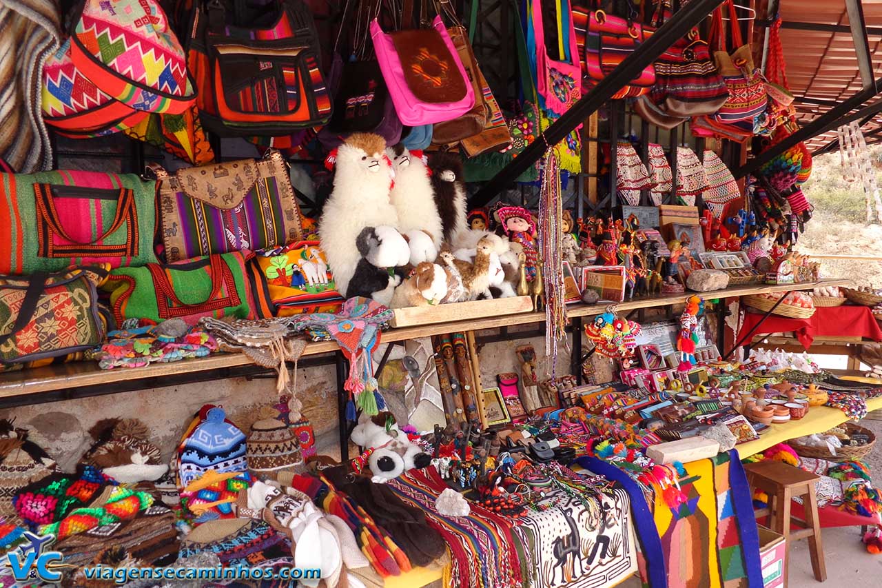 Mercado de artesanato de Águas Calientes