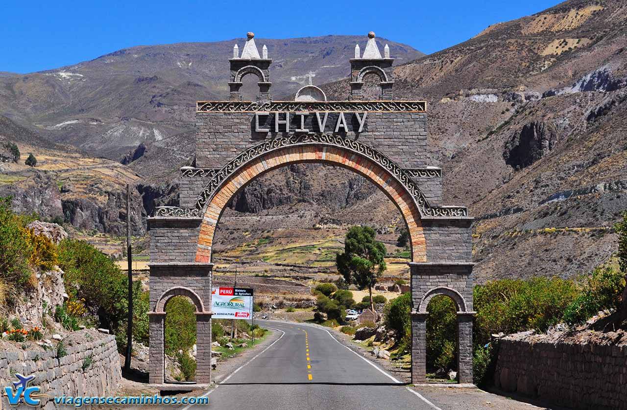 Portal da cidade de Chivay - Peru