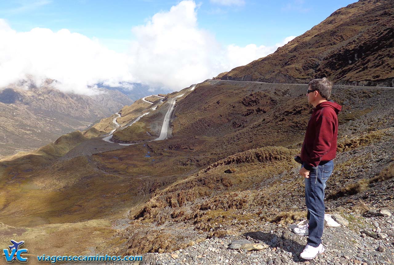 Parte mais alta da estrada de Abra Malaga - Peru