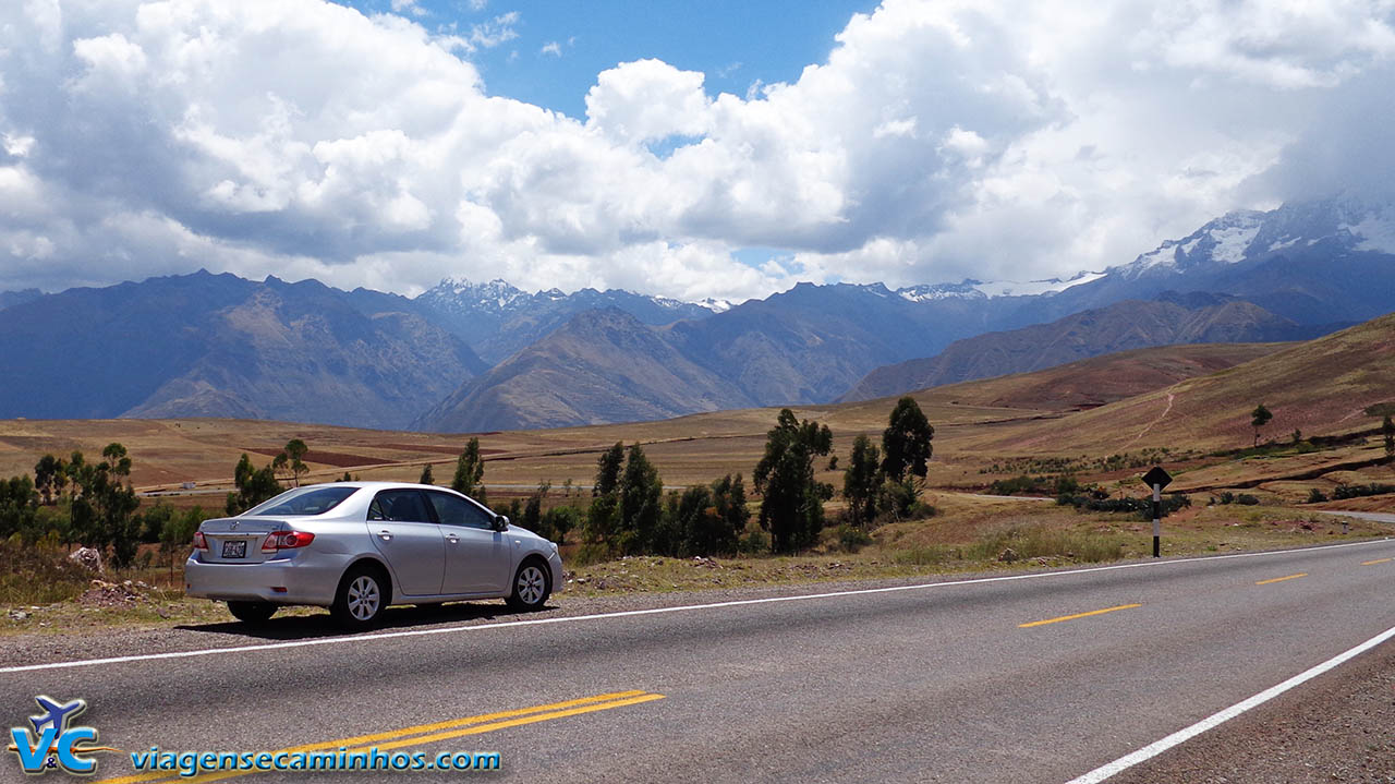 Estrada de acesso a Chinchero - Peru