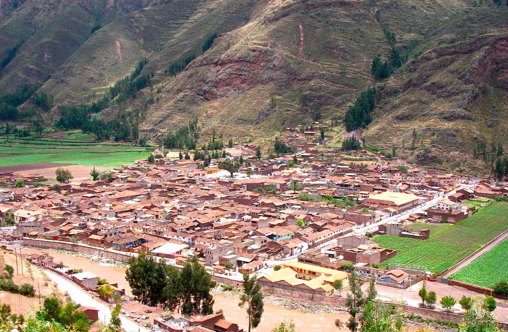 Vista da cidade de Pisac - Peru