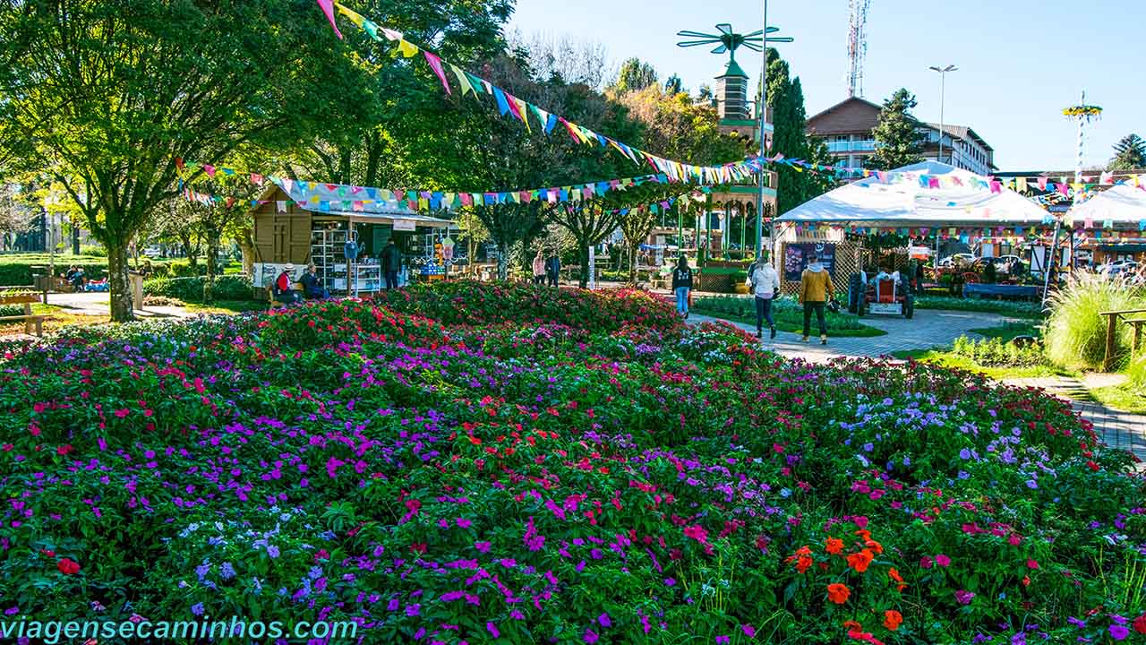 Praça das Flores - Nova Petrópolis