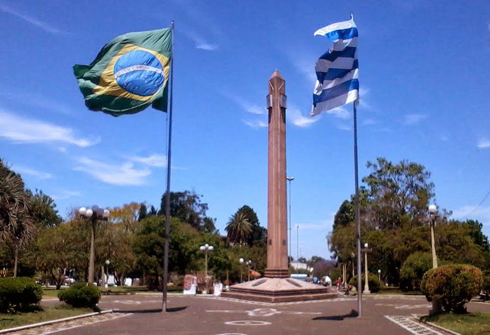 Praça internacional de Santana do Livramento e Rivera