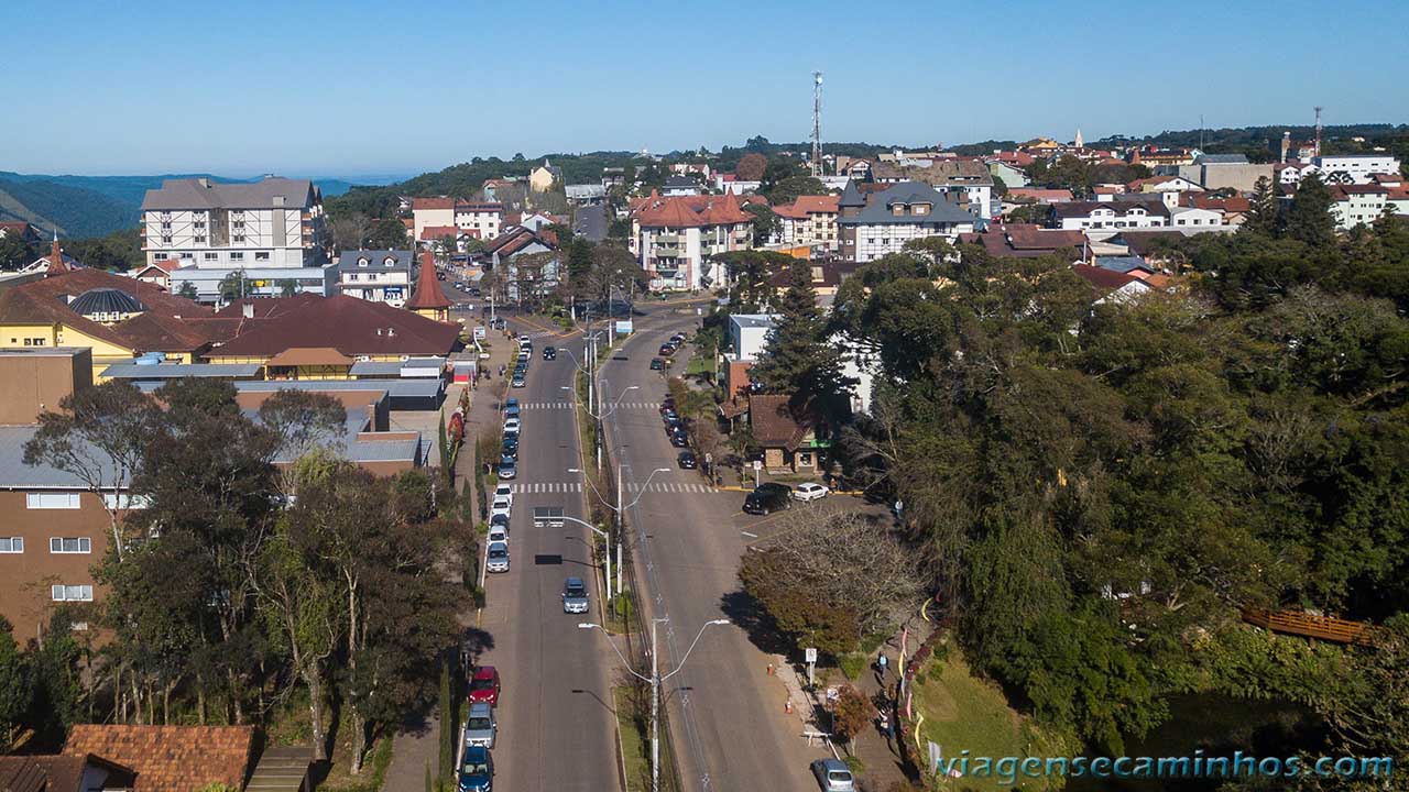 Vista aérea de Nova Petrópolis