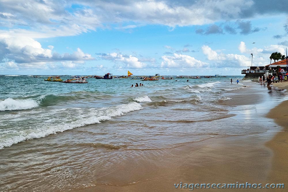 Porto de Galinhas com maré alta