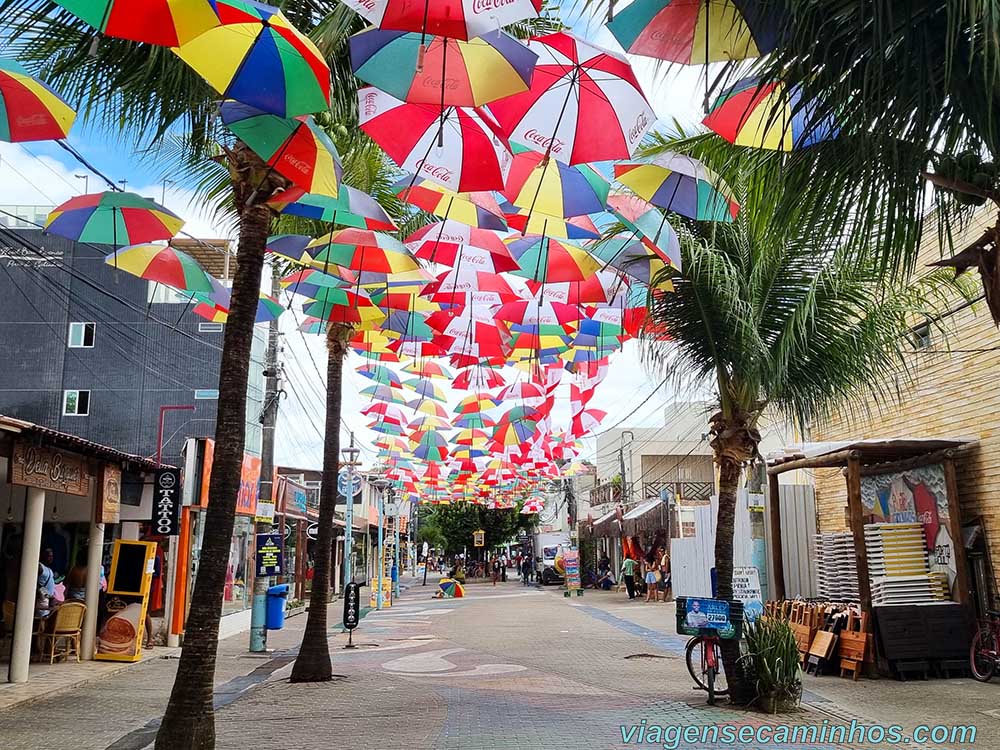 Porto de Galinhas - Rua das Sombrinhas