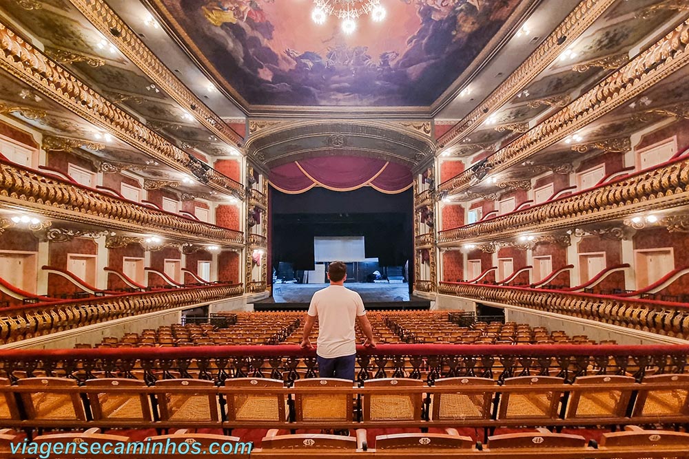 Sala de espetáculos do Teatro da Paz - Belém PA