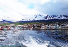 Ushuaia vista do Canal de Beagle