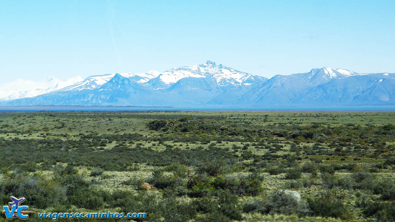 El Calafate, a caminho do Glaciar Perito Moreno