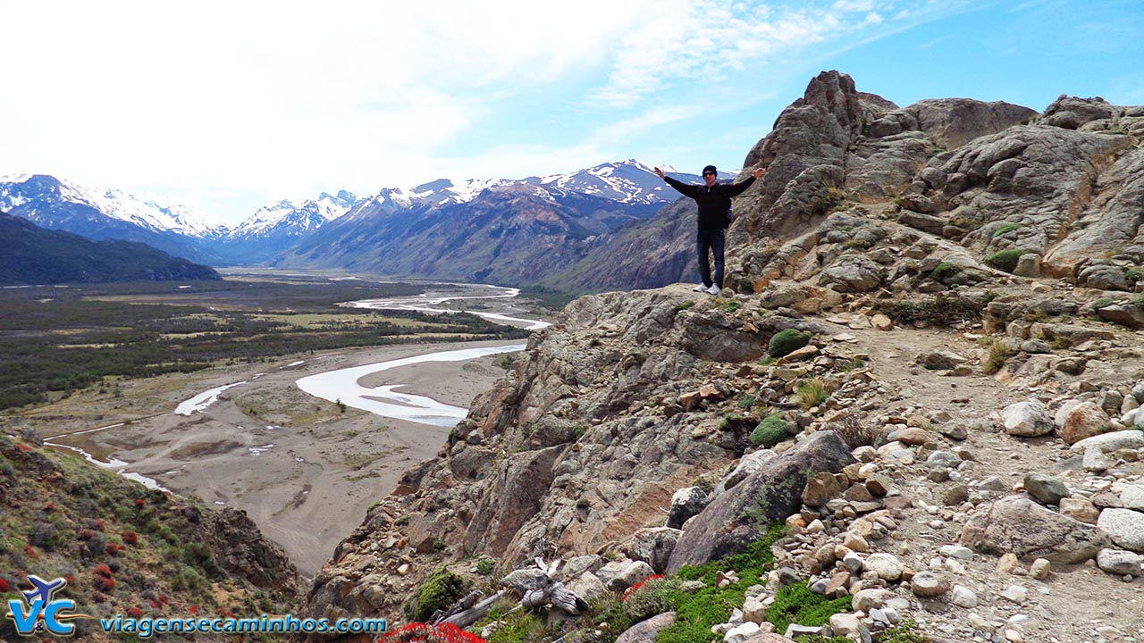 Mirante do Rio de Las Vueltas, na trilha do Fitz Roy