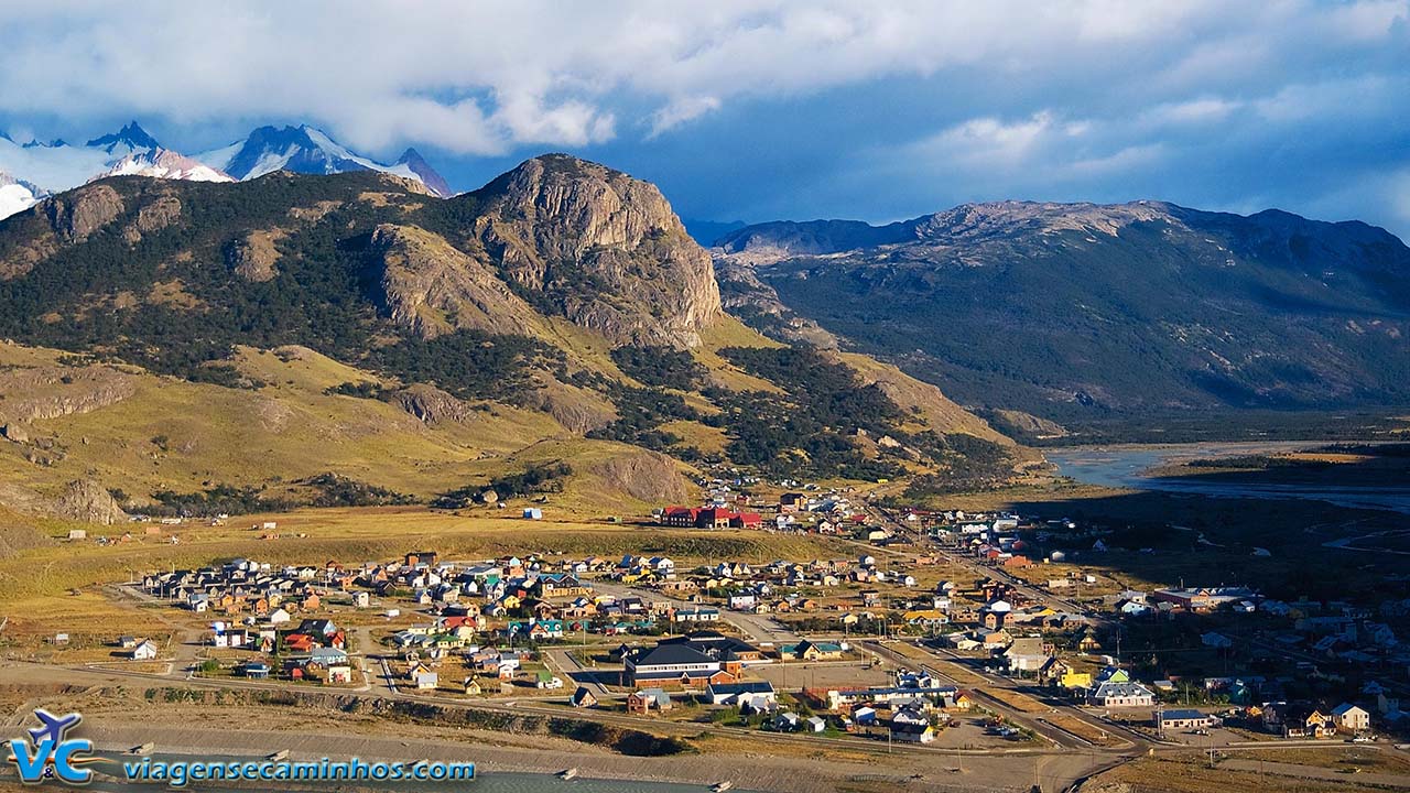 vista da cidade de El Chaltén