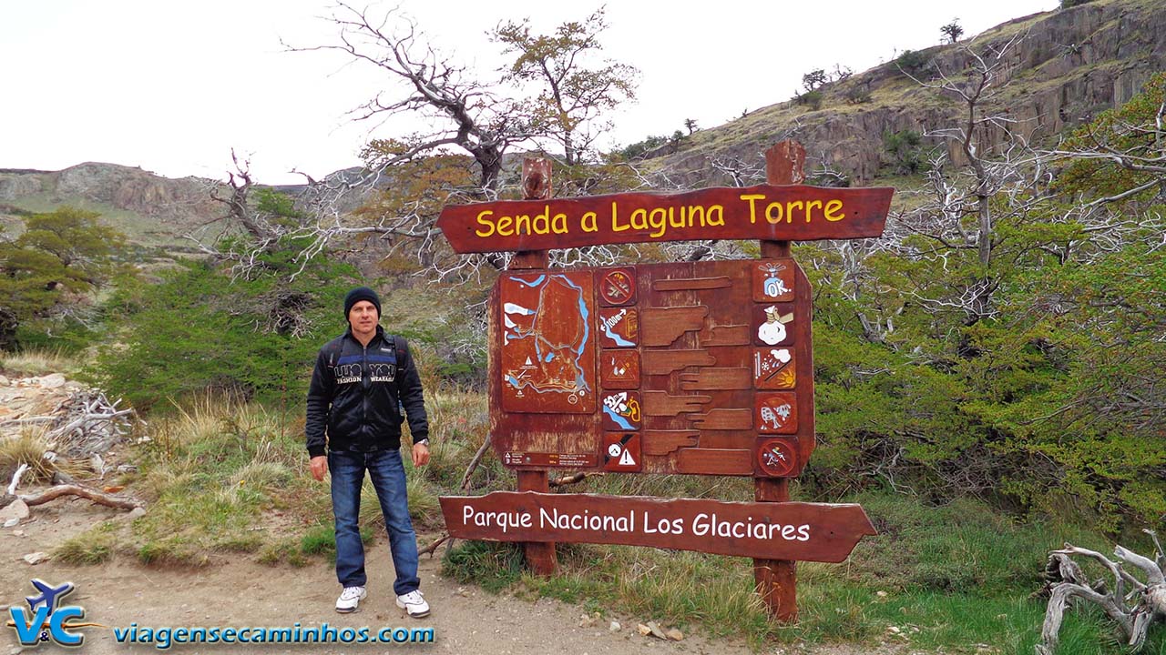 Início da Trilha da Laguna Torre