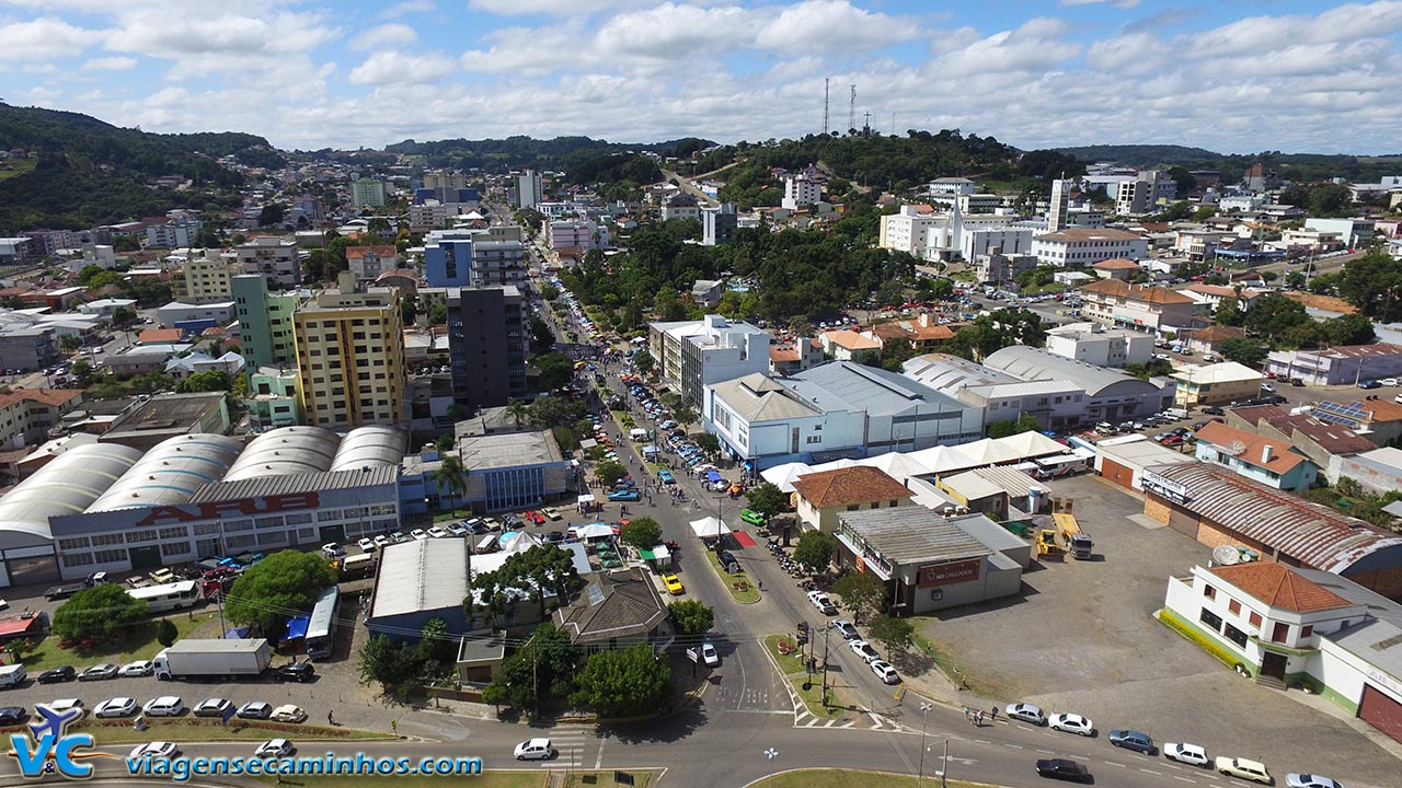 Vista panorâmica de São Marcos