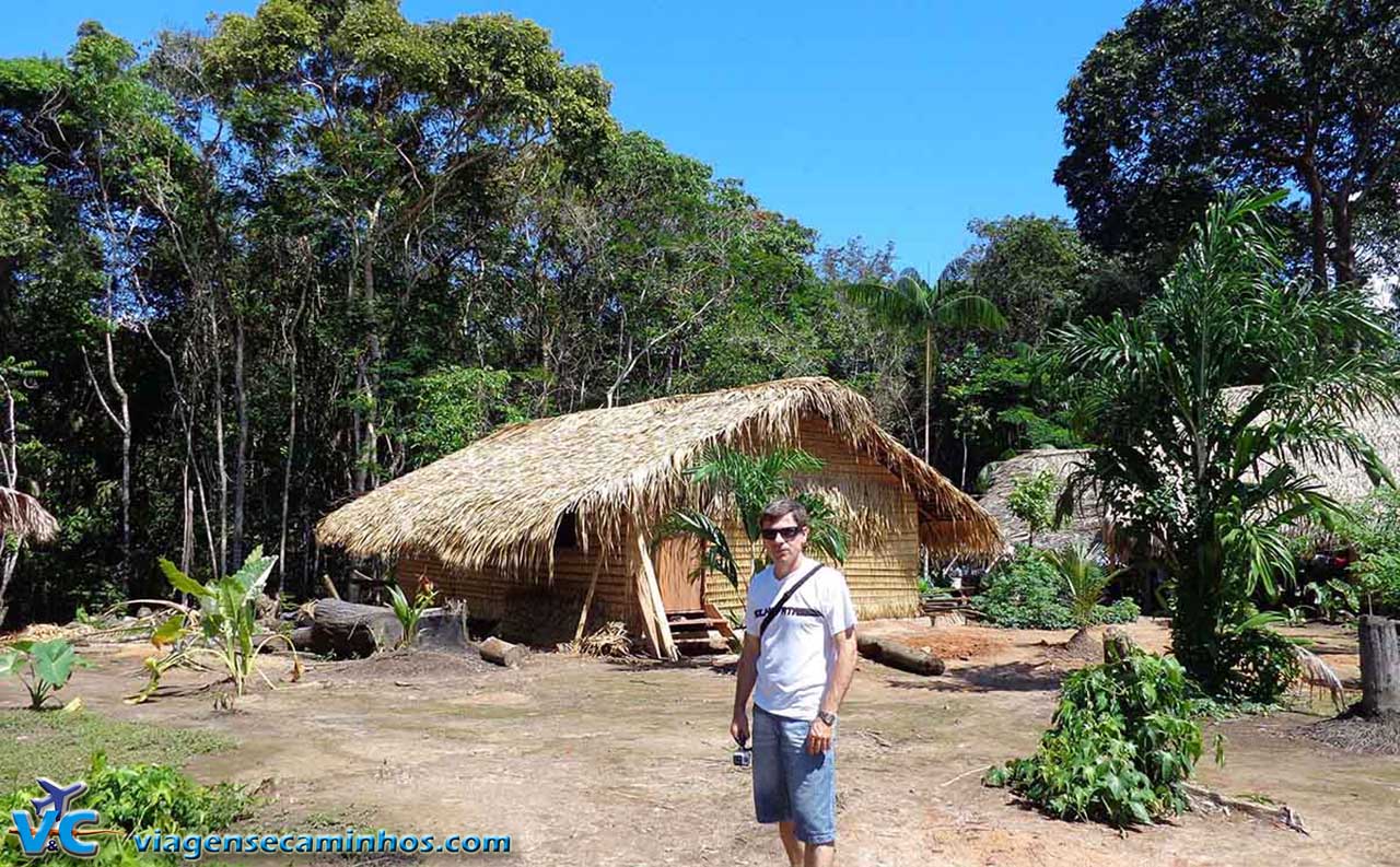 Aldeia dos índios da Amazônia